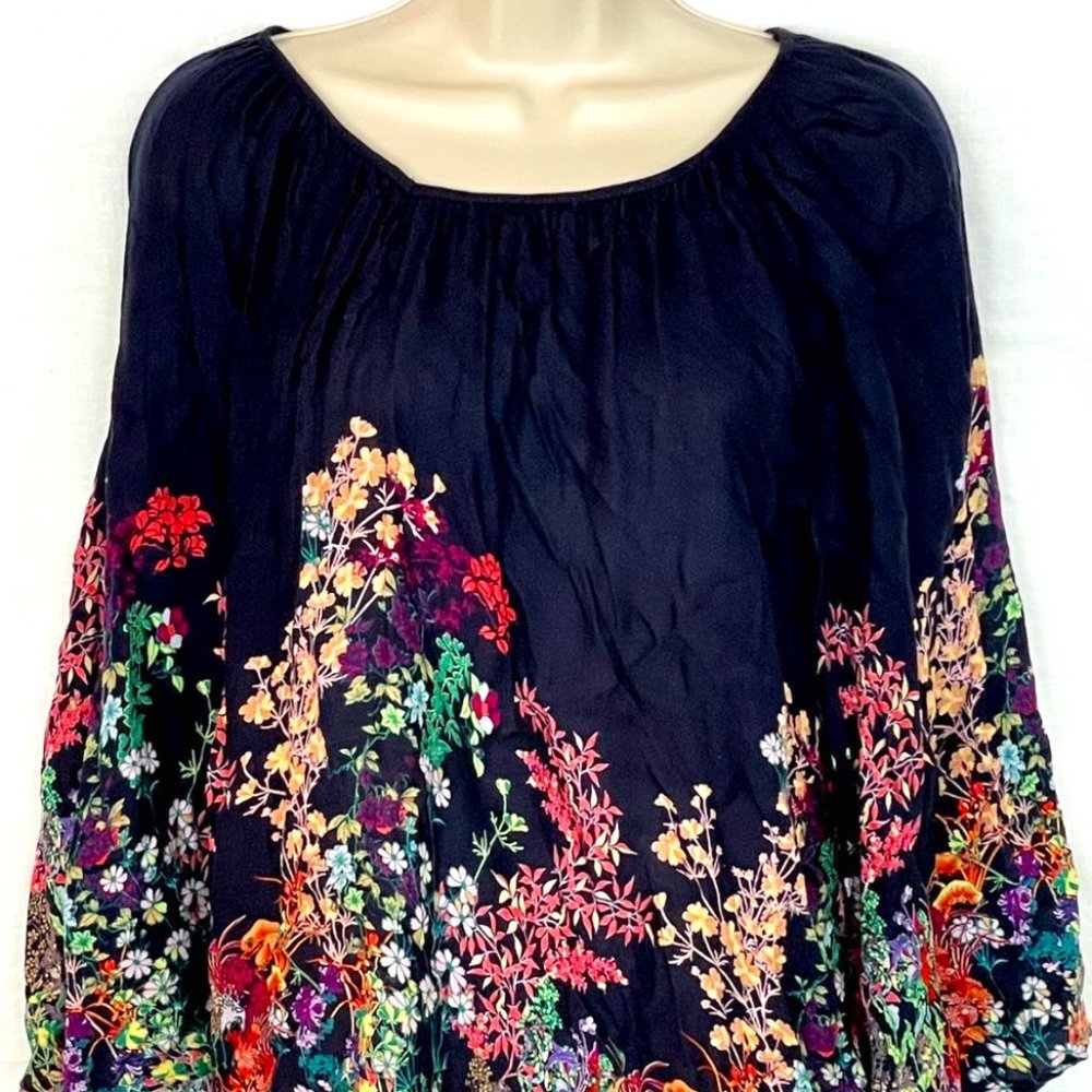 Merona Colorful Floral Blouse